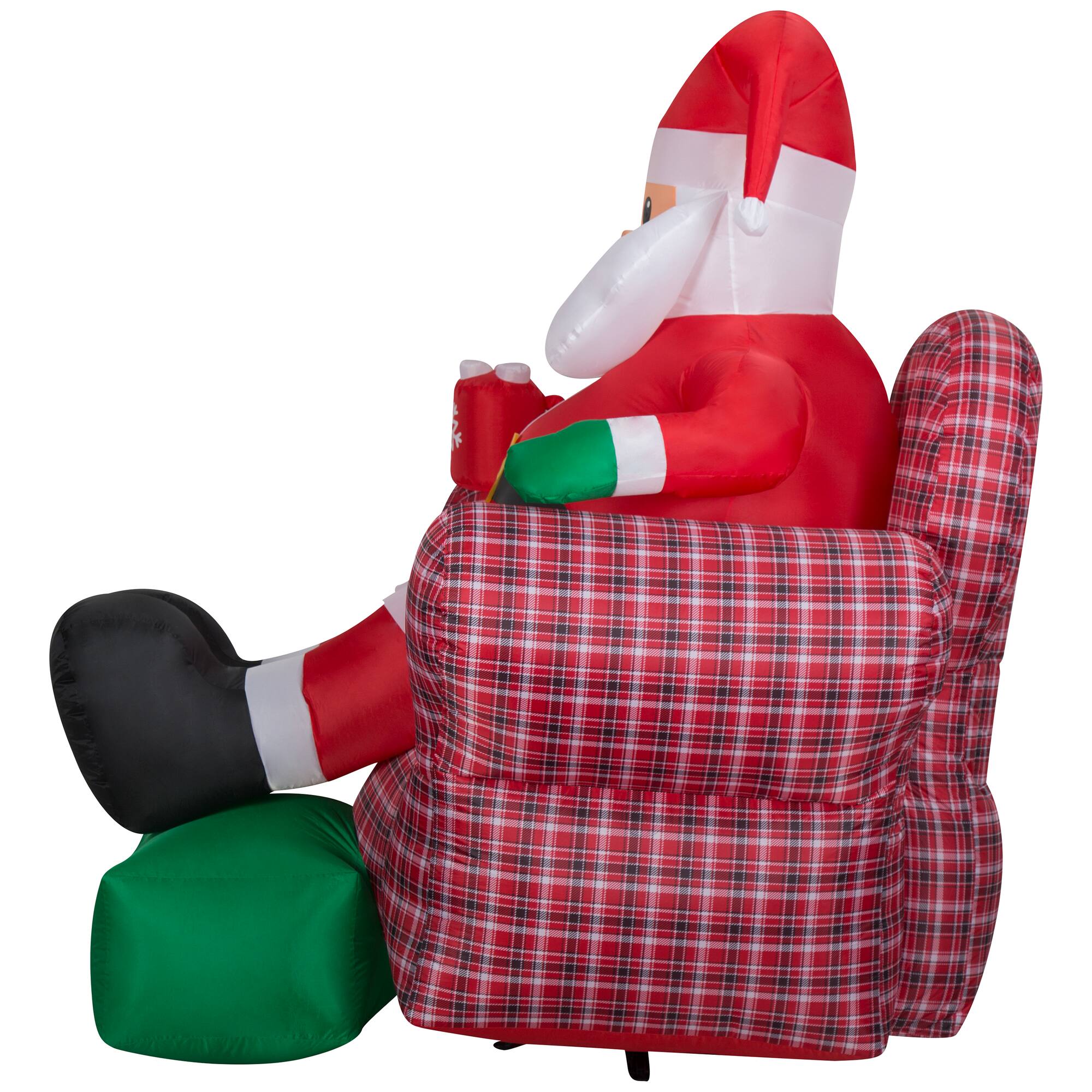 6ft. Airblown® Inflatable Santa in Recliner